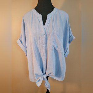 NO RETREAT Long Sleeved Button-down Fox Pattern Shirt